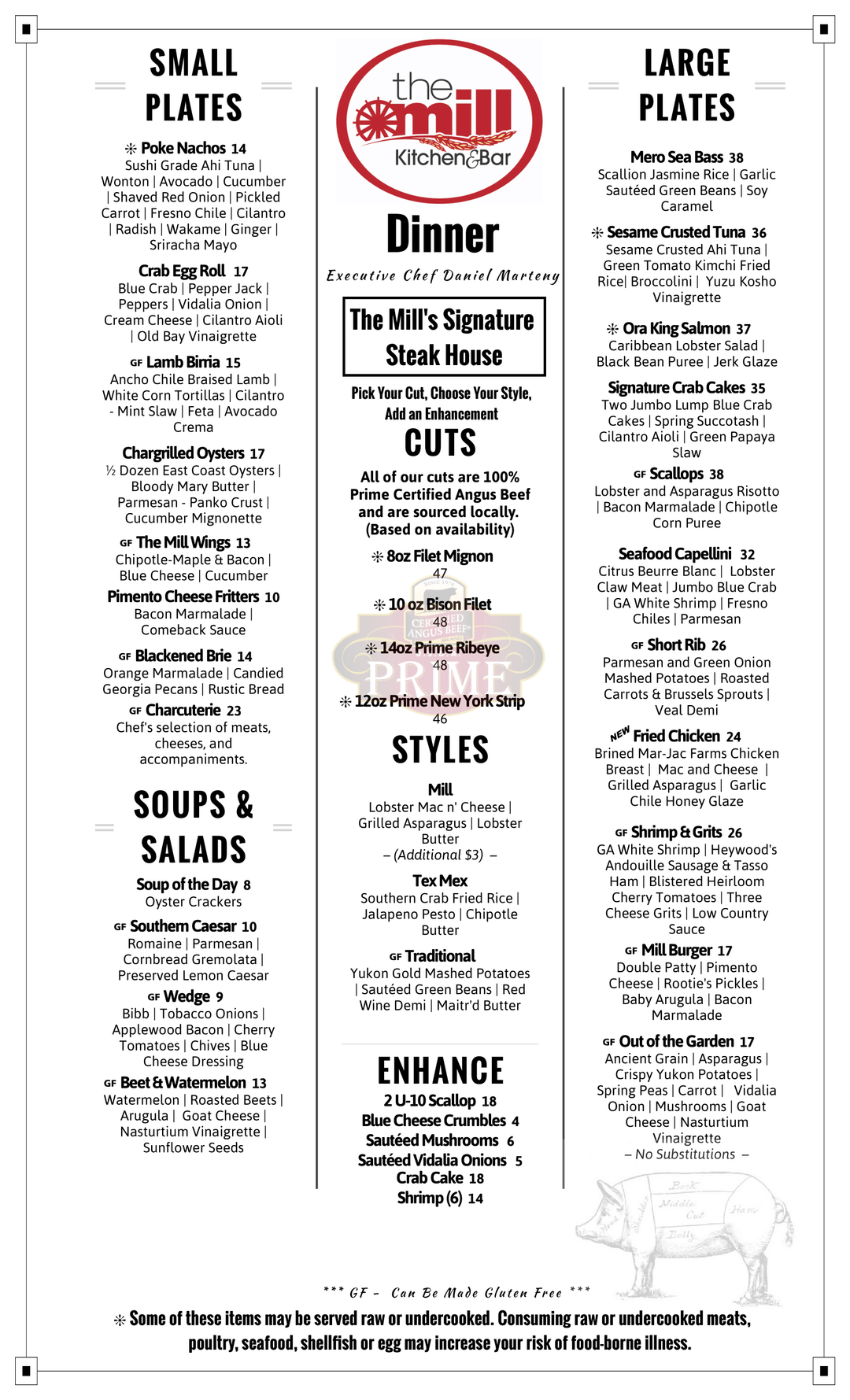 Best Dinner Restaurant Roswell The Mill Kitchen & Bar